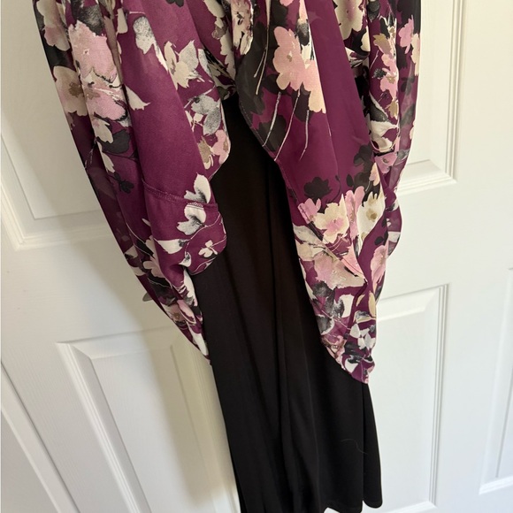 SLNY Floral Maxi Dress Size 14 - Picture 5 of 9